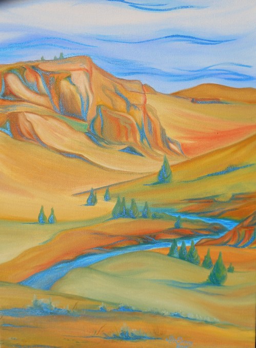 Oregon High Desert Oil on Canvas 24"x18"