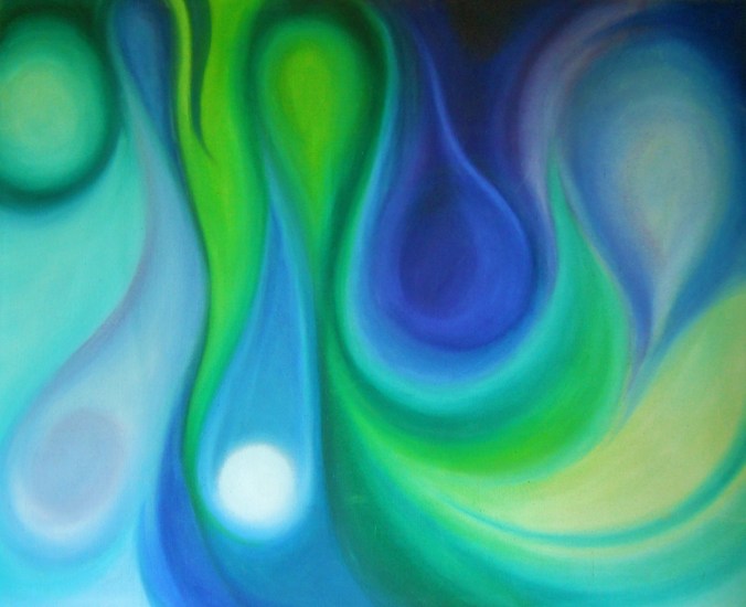 The muse painting.  Oil on Canvas 2.5'x3'