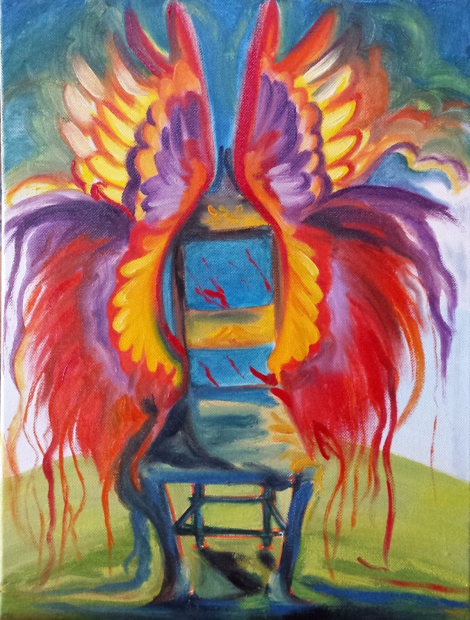 Wild Chair Oil on Canvas