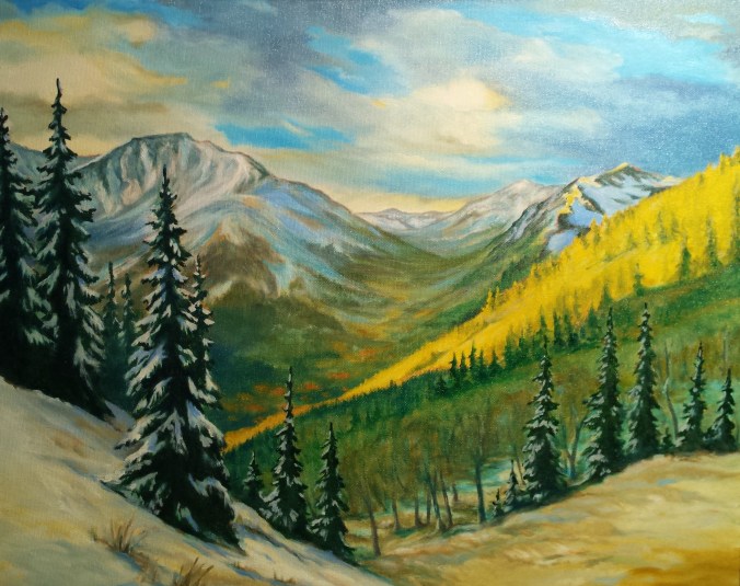 Golden Dawn Oil on Canvas 20" x 16"