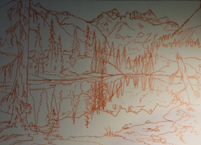Sketch for Spectacle Lake