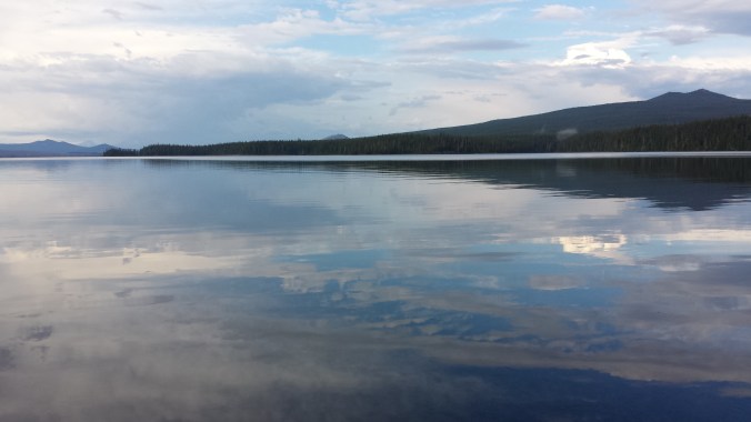 Storm clouds roll in on my camp... this was taken moments before a storm hit my tent. Scary!