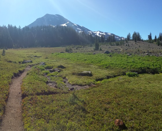 Camped just to the left of this picture, I took it first thing in the morning.