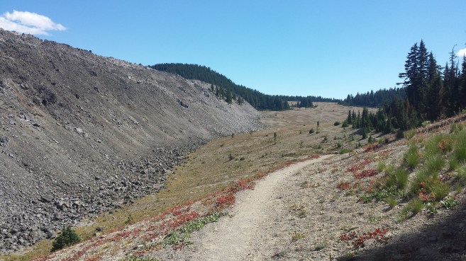 The start of the Wikiup if you are heading south.