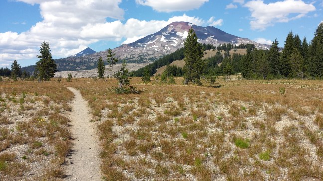Looking back at the way I've come. Hello South Sister!